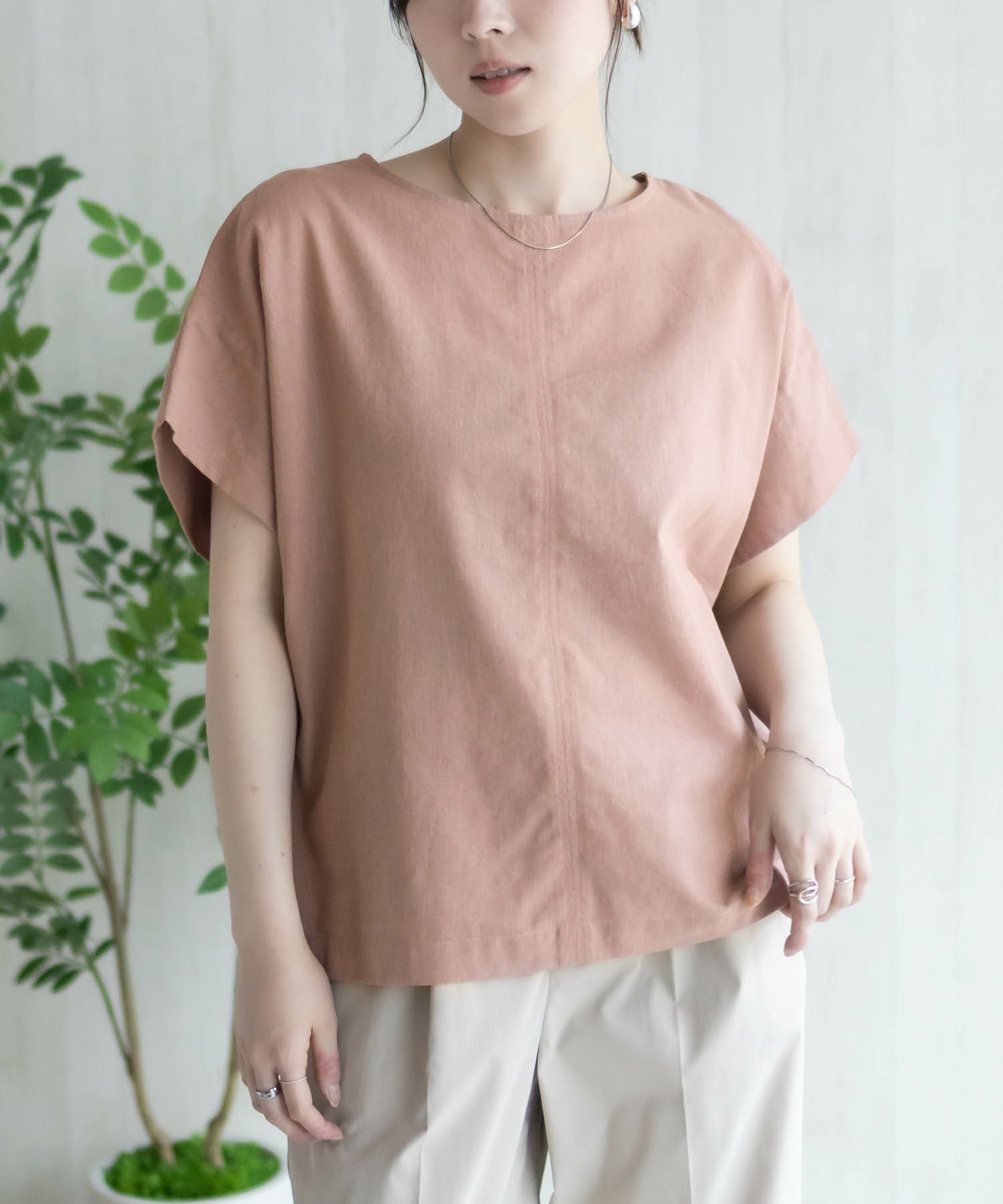 HusHusH  麻混プルオーバー レディース商品画像-4