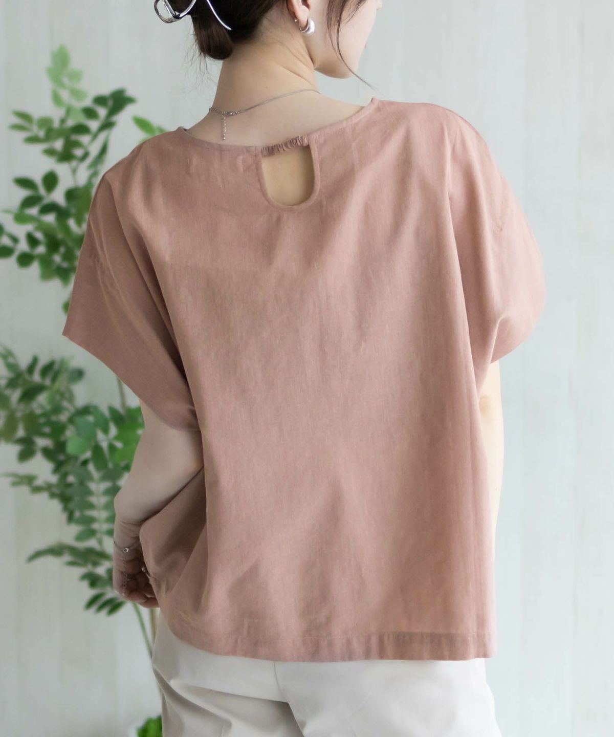 HusHusH 麻混プルオーバー レディース