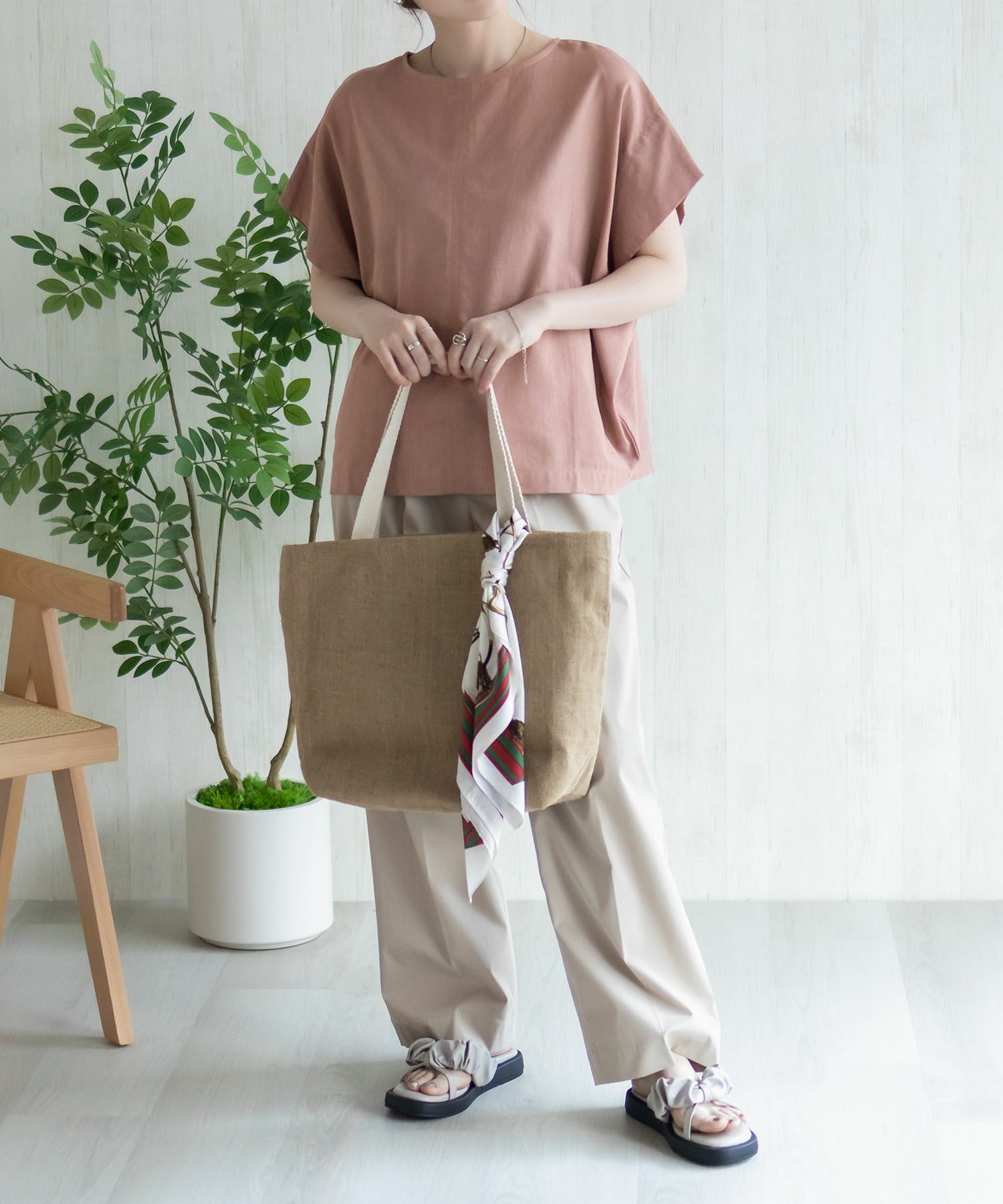 HusHusH  麻混プルオーバー レディース商品画像-8