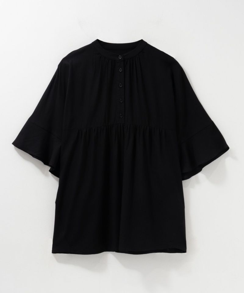 Howdy Marie インドファブリック 袖フリルシャツ レディース商品画像-21