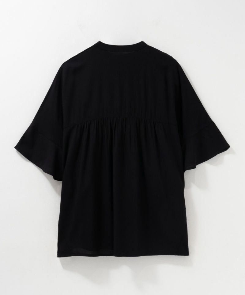 Howdy Marie インドファブリック 袖フリルシャツ レディース商品画像-22