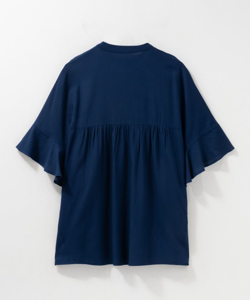 Howdy Marie インドファブリック 袖フリルシャツ レディース商品画像-24