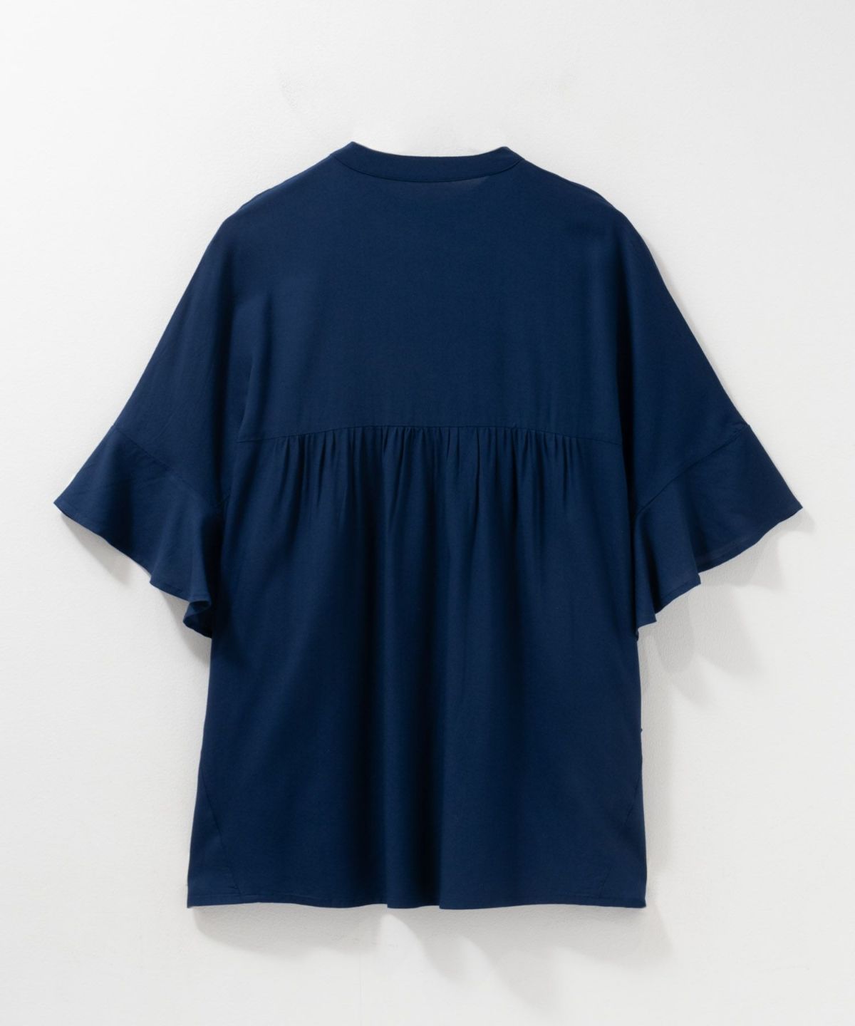 Howdy Marie インドファブリック 袖フリルシャツ レディース