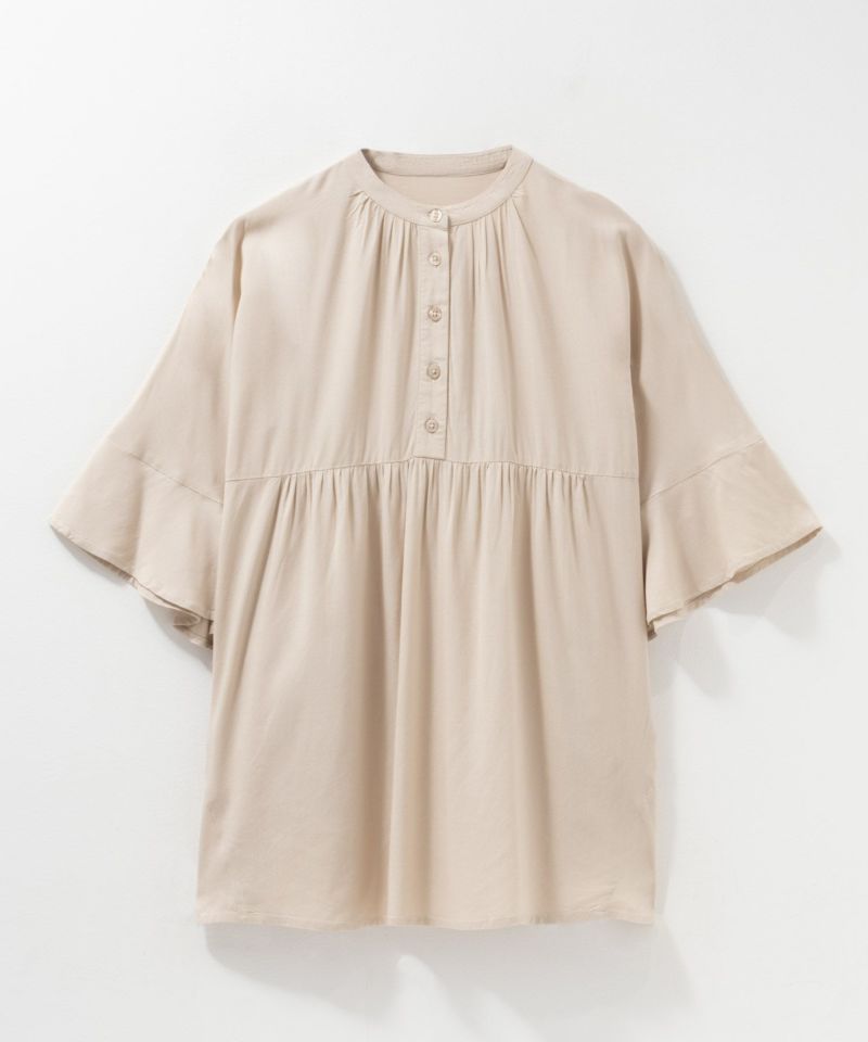 Howdy Marie  インドファブリック 袖フリルシャツ レディース商品画像-25