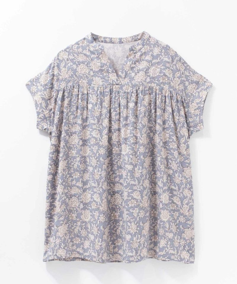 Howdy Marie インドファブリック 切替スキッパーシャツ レディース商品画像-24