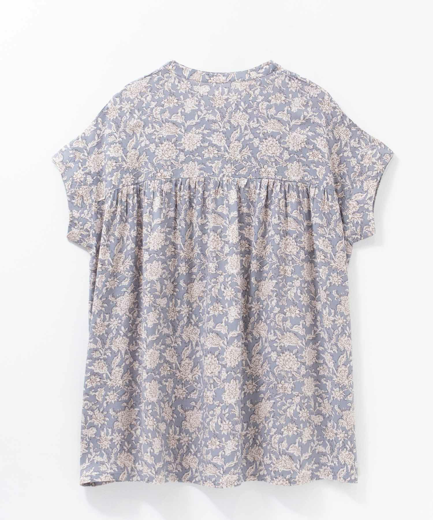 Howdy Marie  インドファブリック 切替スキッパーシャツ レディース商品画像-25