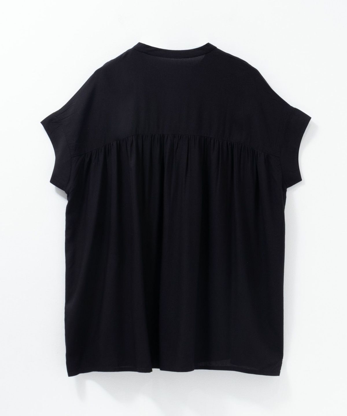 Howdy Marie インドファブリック 切替スキッパーシャツ レディース