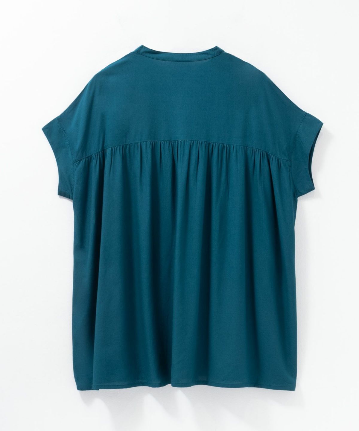 Howdy Marie インドファブリック 切替スキッパーシャツ レディース