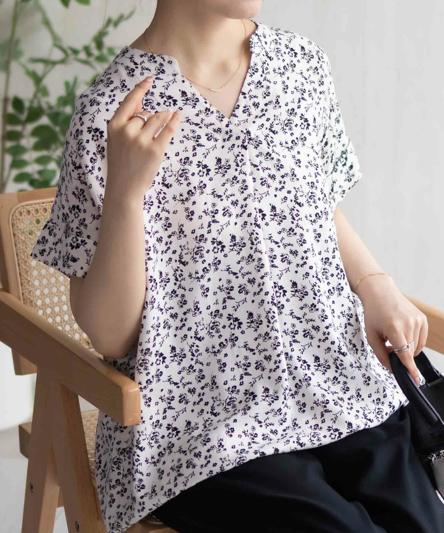 Howdy Marie インドファブリック スキッパーシャツ レディース商品画像-1