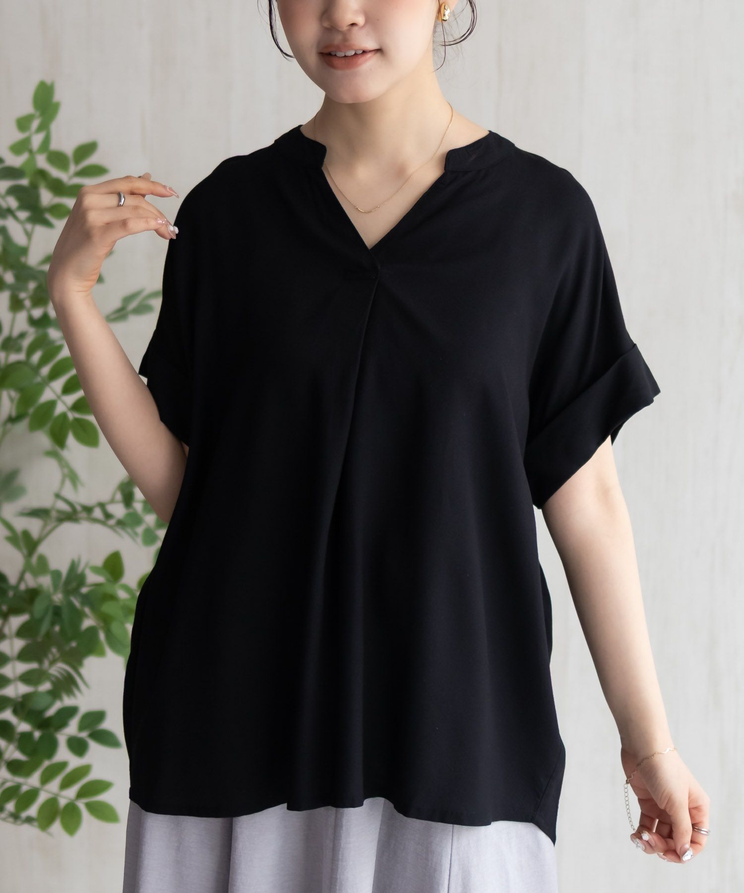 Howdy Marie  インドファブリック スキッパーシャツ レディース商品画像-12