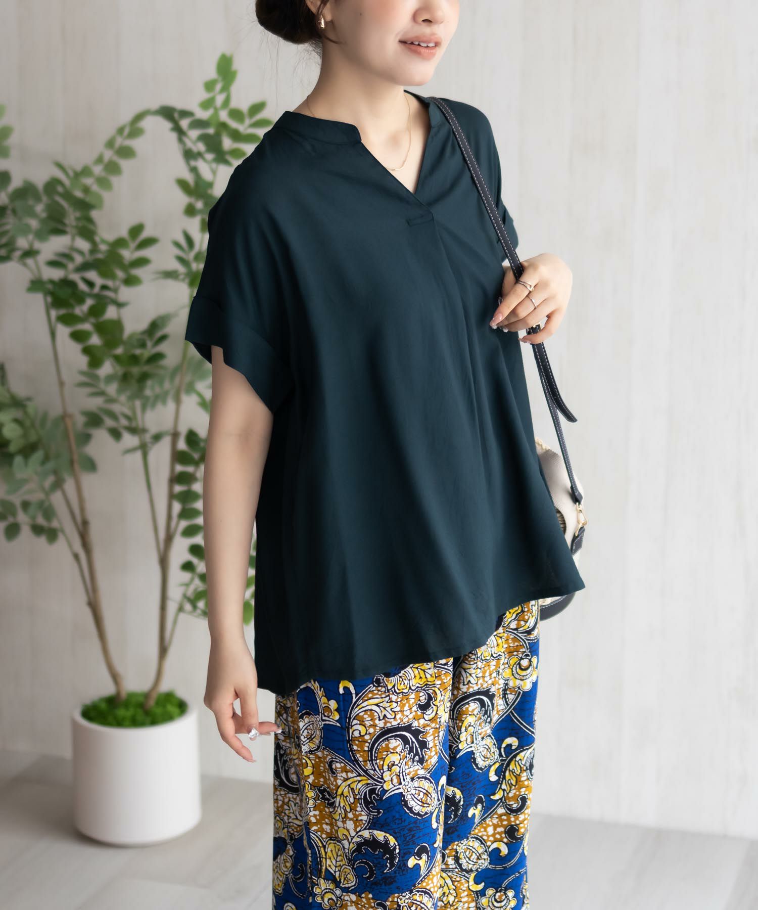 Howdy Marie インドファブリック スキッパーシャツ レディース商品画像-20