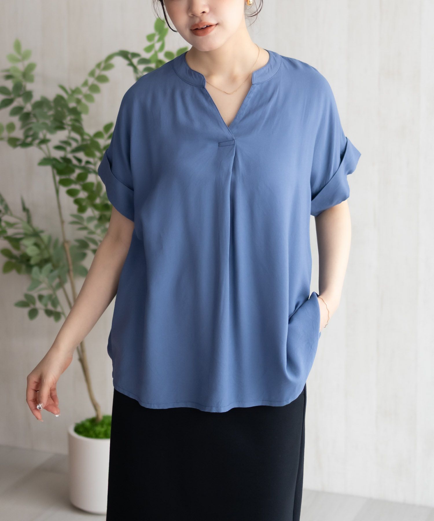 Howdy Marie  インドファブリック スキッパーシャツ レディース商品画像-22