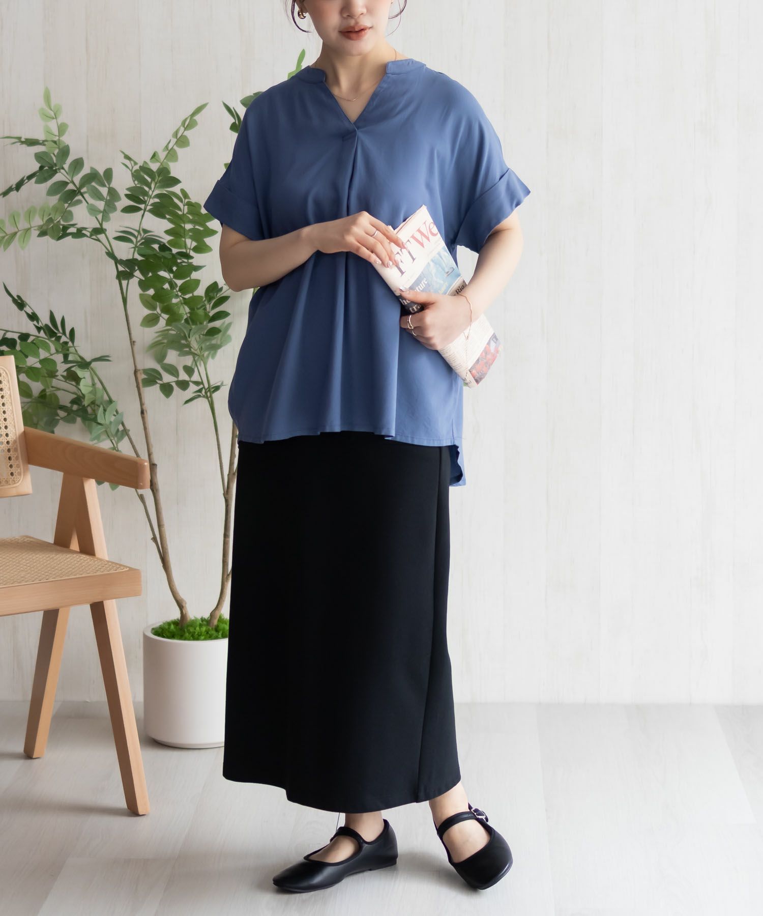 Howdy Marie  インドファブリック スキッパーシャツ レディース商品画像-26