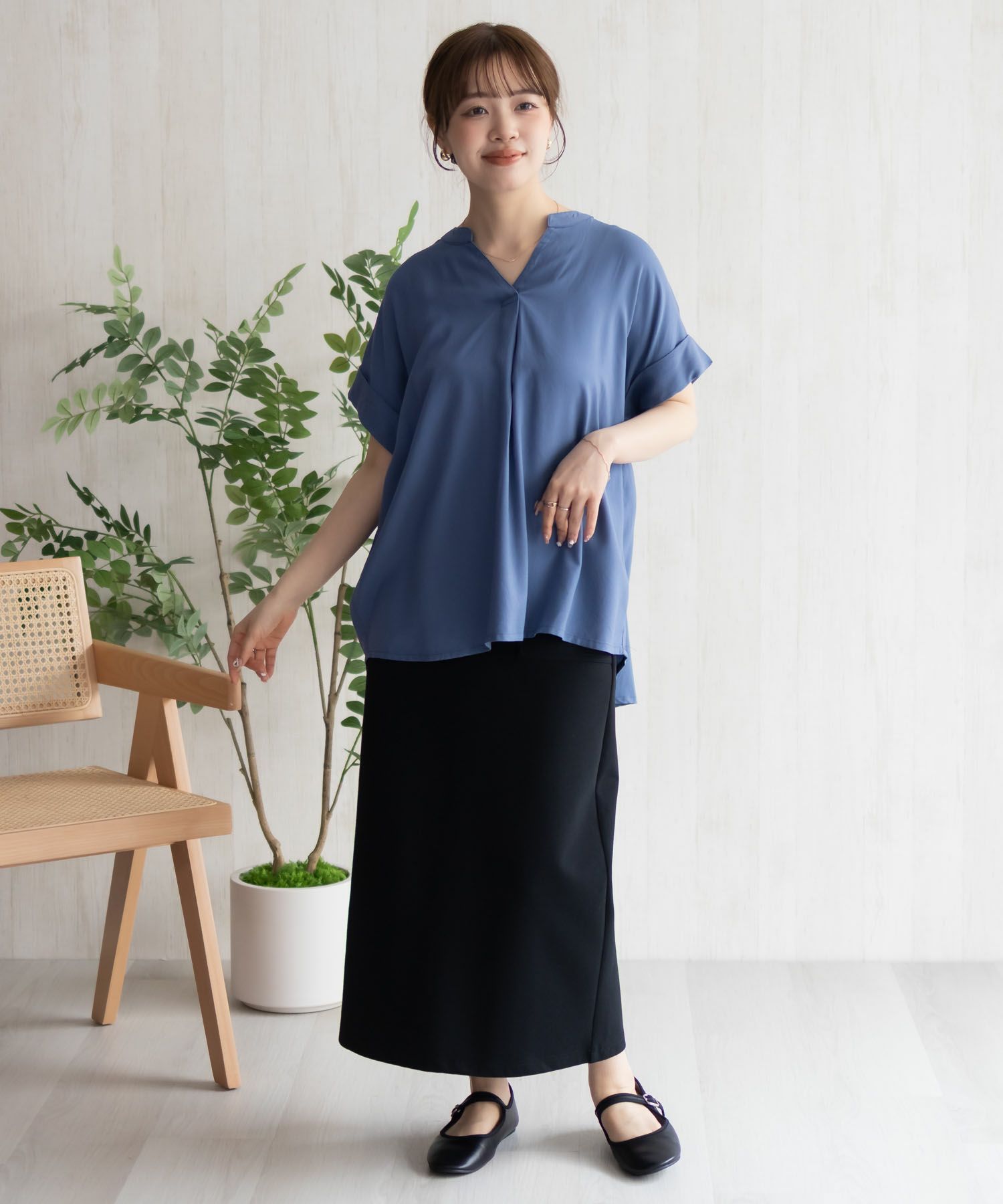 Howdy Marie  インドファブリック スキッパーシャツ レディース商品画像-40