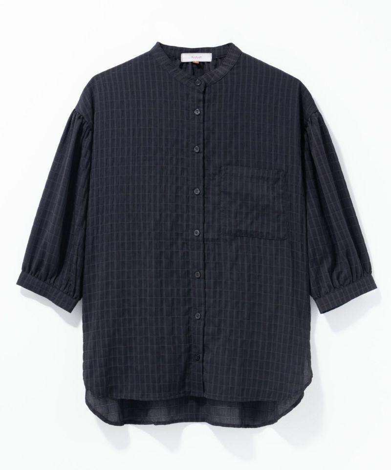 HusHusH バンドカラー7分袖ブラウス レディース商品画像-21