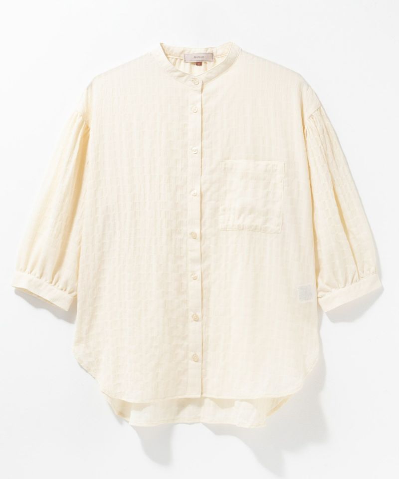 HusHusH バンドカラー7分袖ブラウス レディース商品画像-23