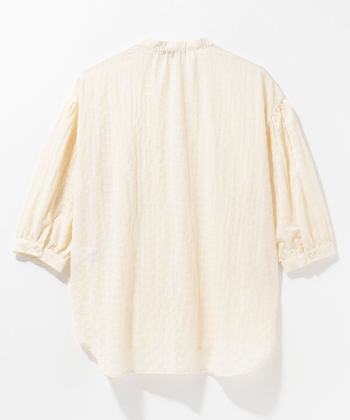 HusHusH バンドカラー7分袖ブラウス レディース