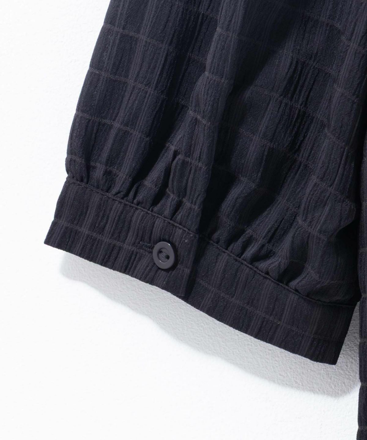 HusHusH バンドカラー7分袖ブラウス レディース