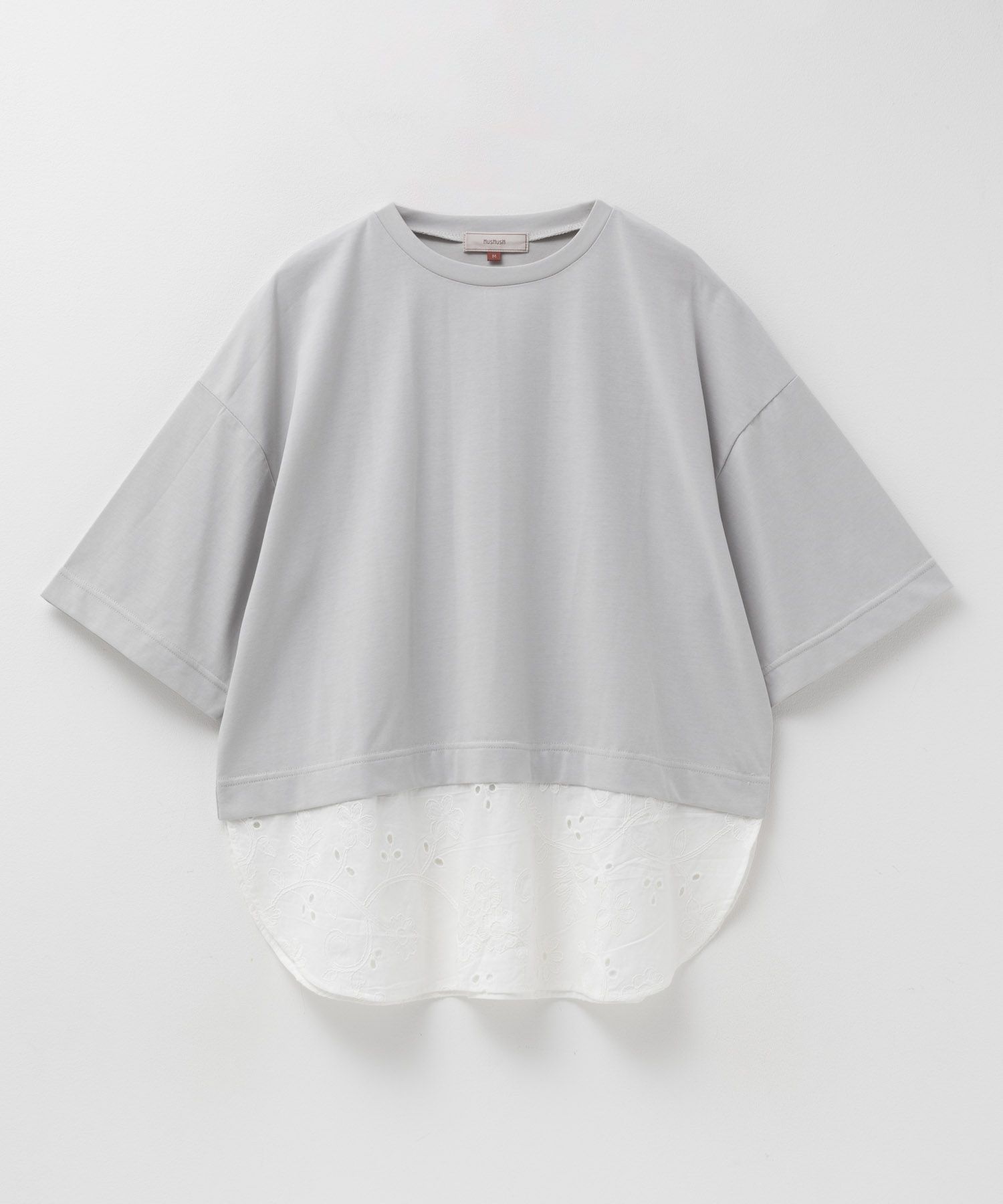 HusHusH  布帛切替Tシャツ レディース メール便 対応商品商品画像-21