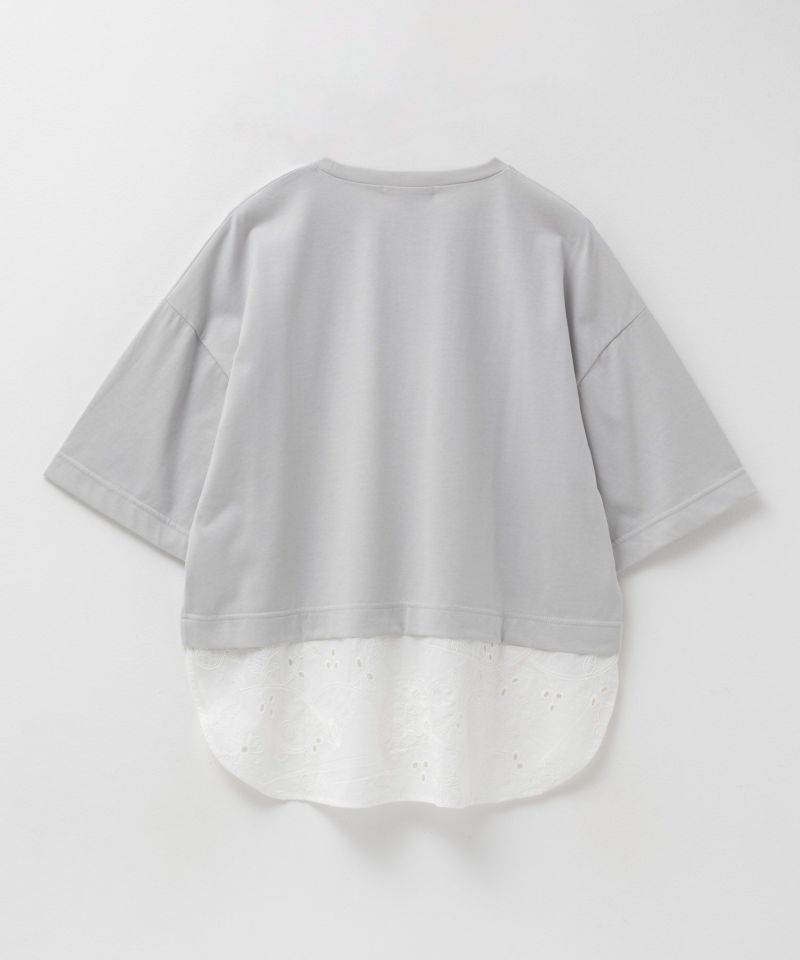 HusHusH  布帛切替Tシャツ レディース メール便 対応商品商品画像-22