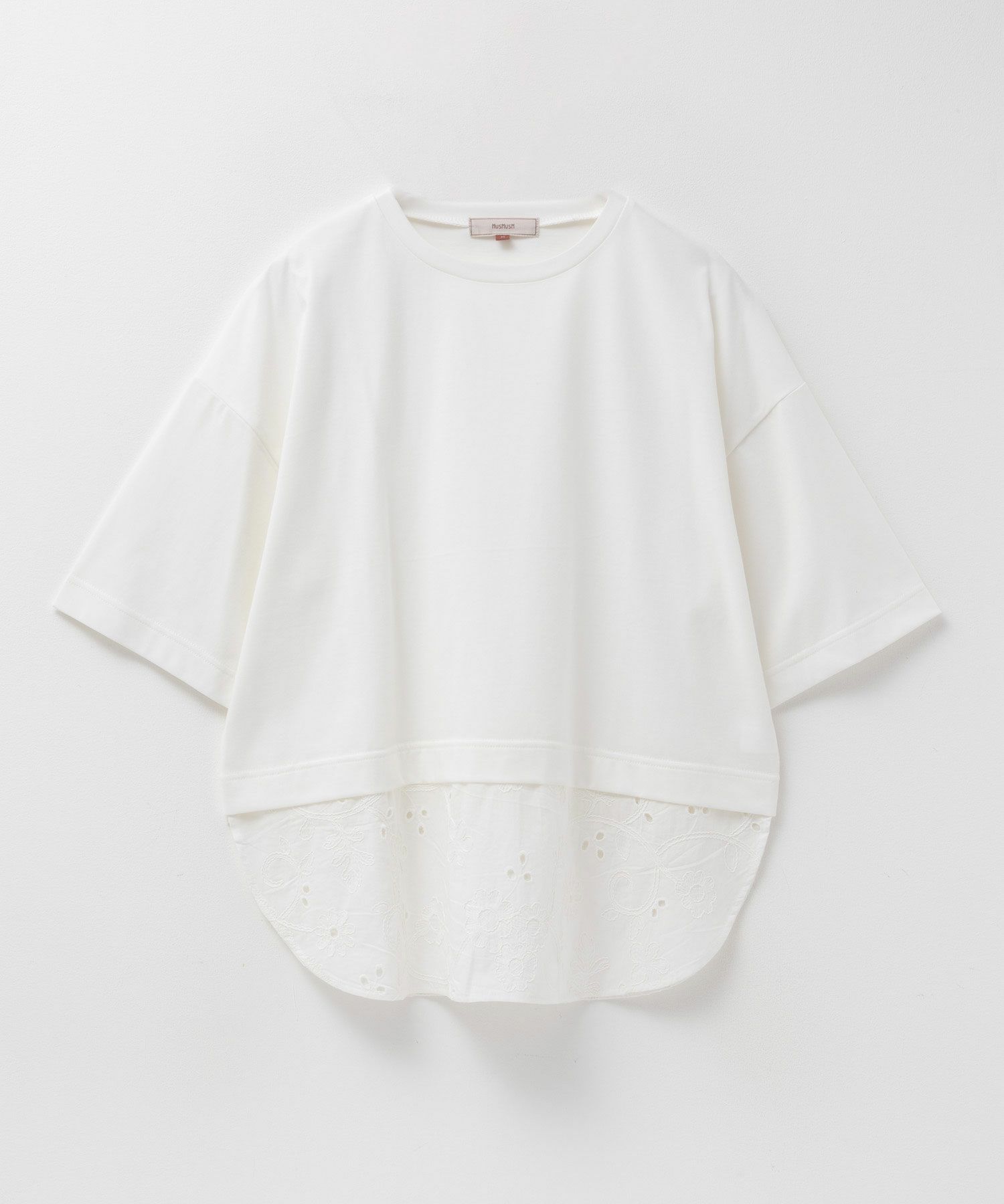 HusHusH  布帛切替Tシャツ レディース メール便 対応商品商品画像-23