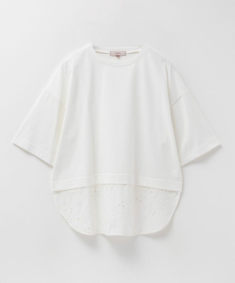 HusHusH  布帛切替Tシャツ レディース メール便 対応商品商品画像-23