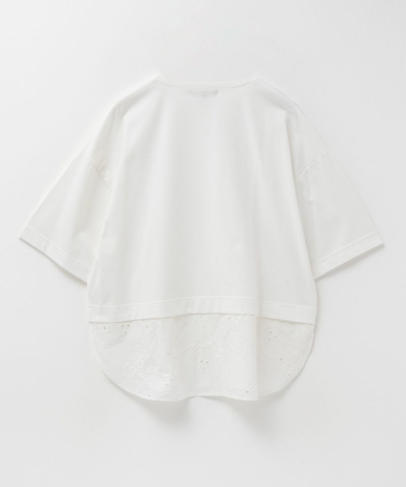 HusHusH  布帛切替Tシャツ レディース メール便 対応商品商品画像-24