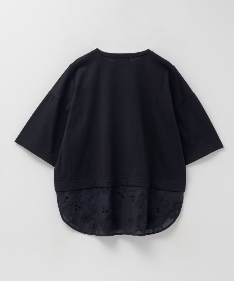 HusHusH  布帛切替Tシャツ レディース メール便 対応商品商品画像-26