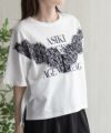 nAvy レース使いプリントTシャツ レディース メール便 対応商品商品サムネイル-4
