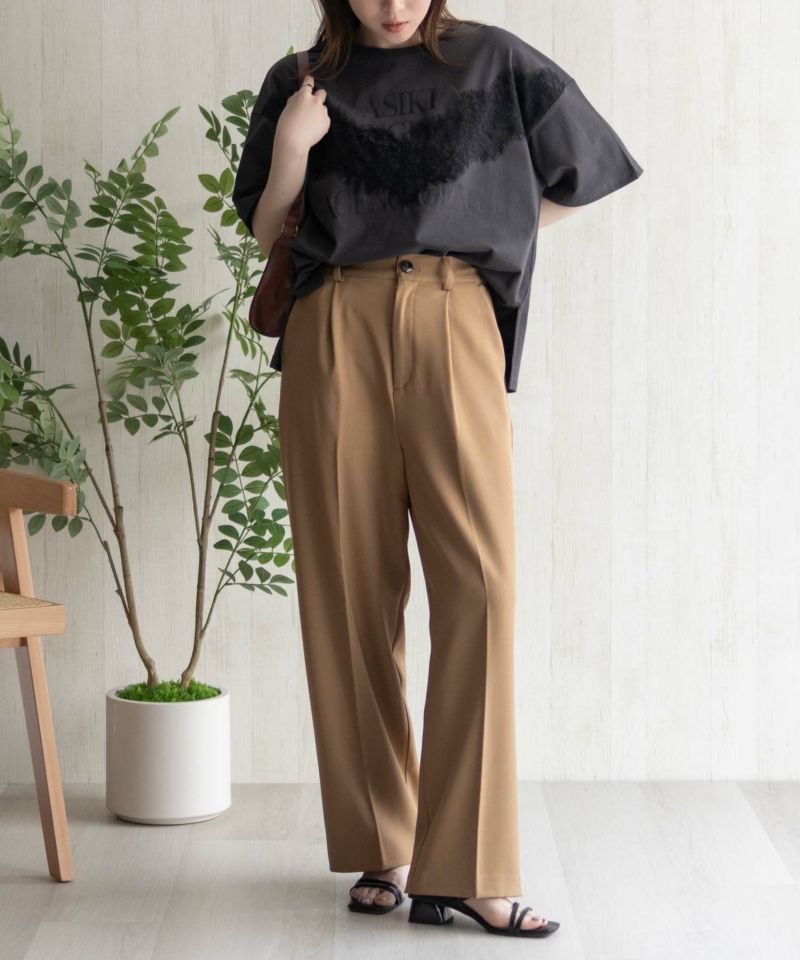 nAvy レース使いプリントTシャツ レディース メール便 対応商品商品画像-18