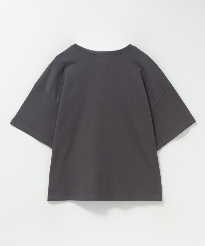 nAvy レース使いプリントTシャツ レディース メール便 対応商品商品画像-22