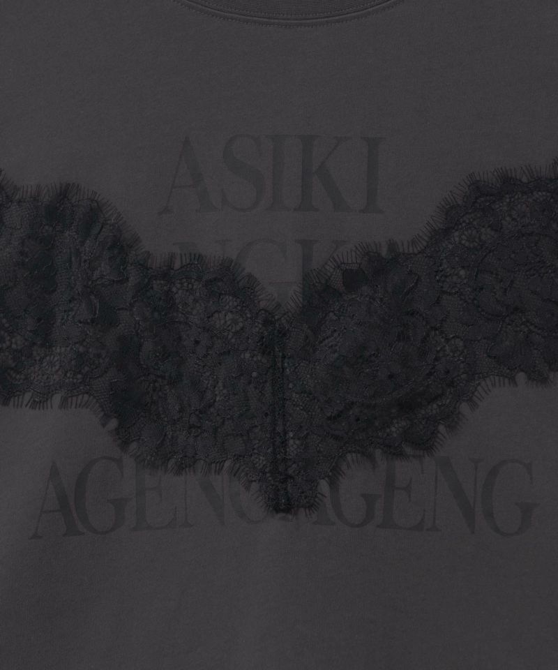 nAvy レース使いプリントTシャツ レディース メール便 対応商品商品画像-26