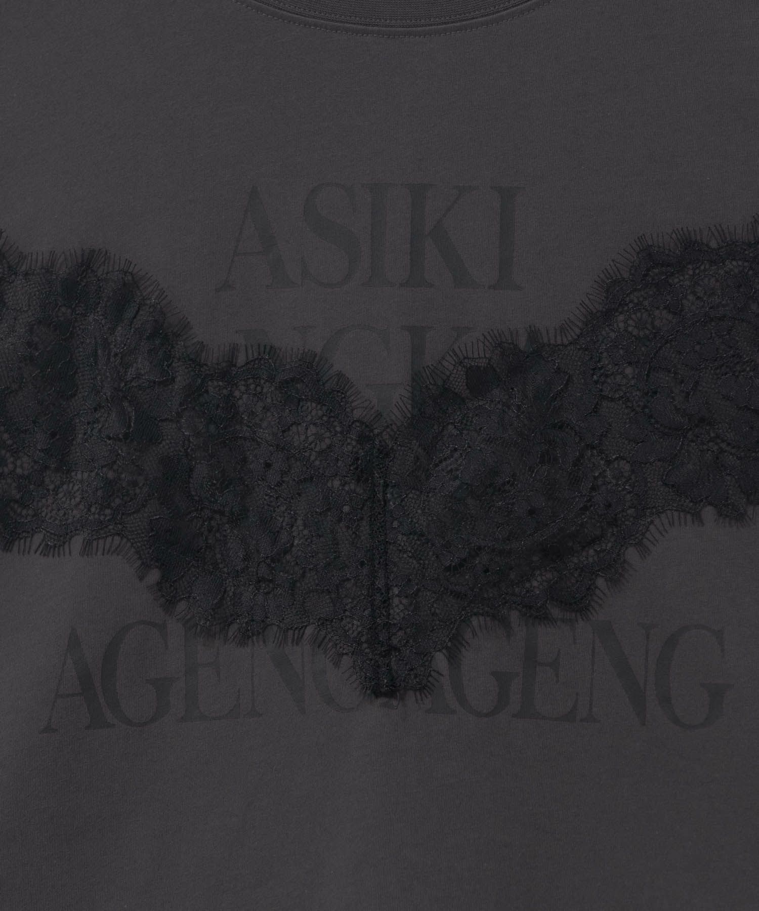 nAvy レース使いプリントTシャツ レディース メール便 対応商品商品画像-26