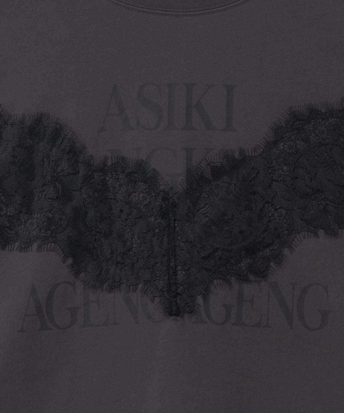 nAvy レース使いプリントTシャツ レディース ネコポス 対応商品