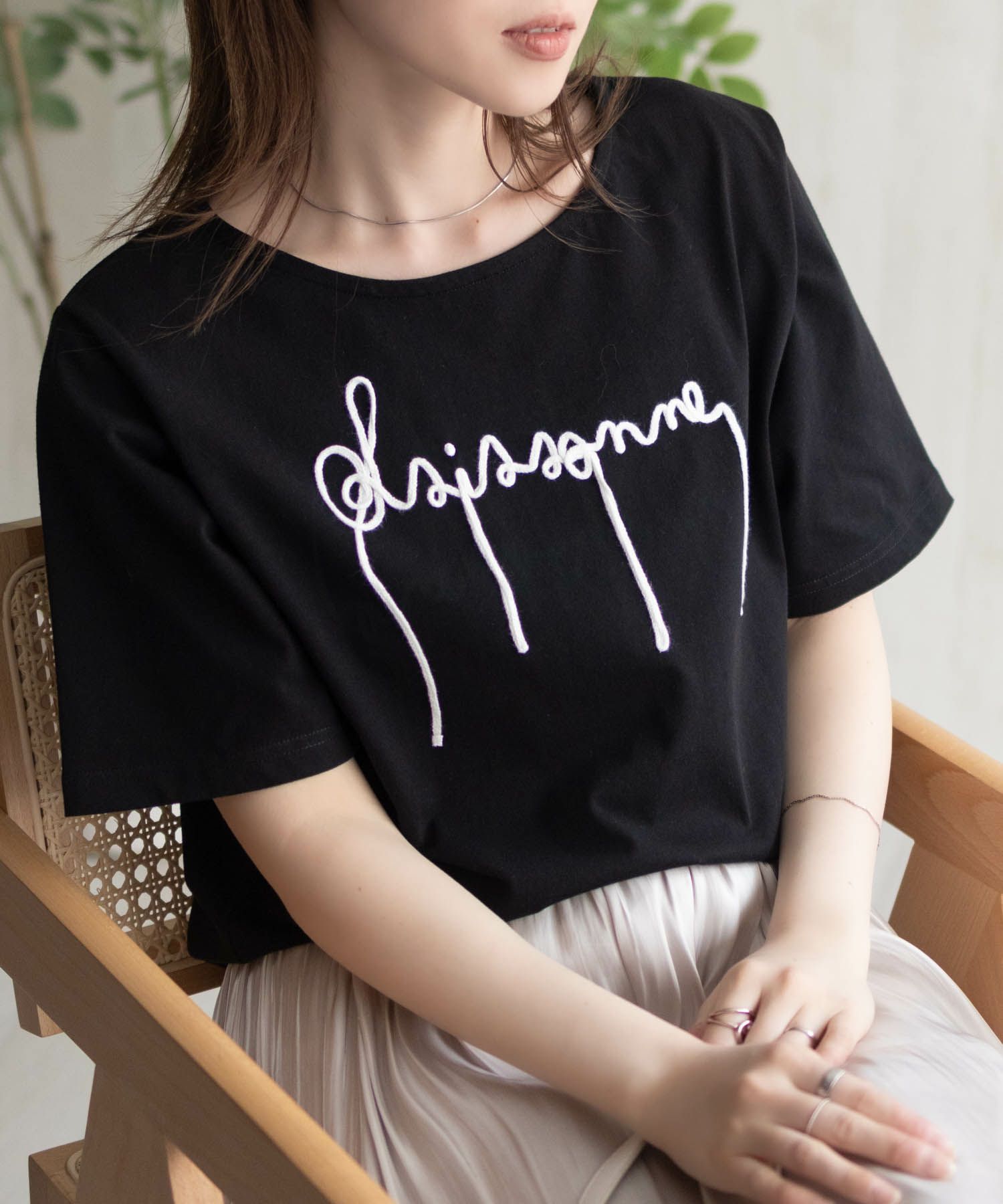 Howdy Marie  コードロゴTシャツ レディース メール便 対応商品商品画像-1