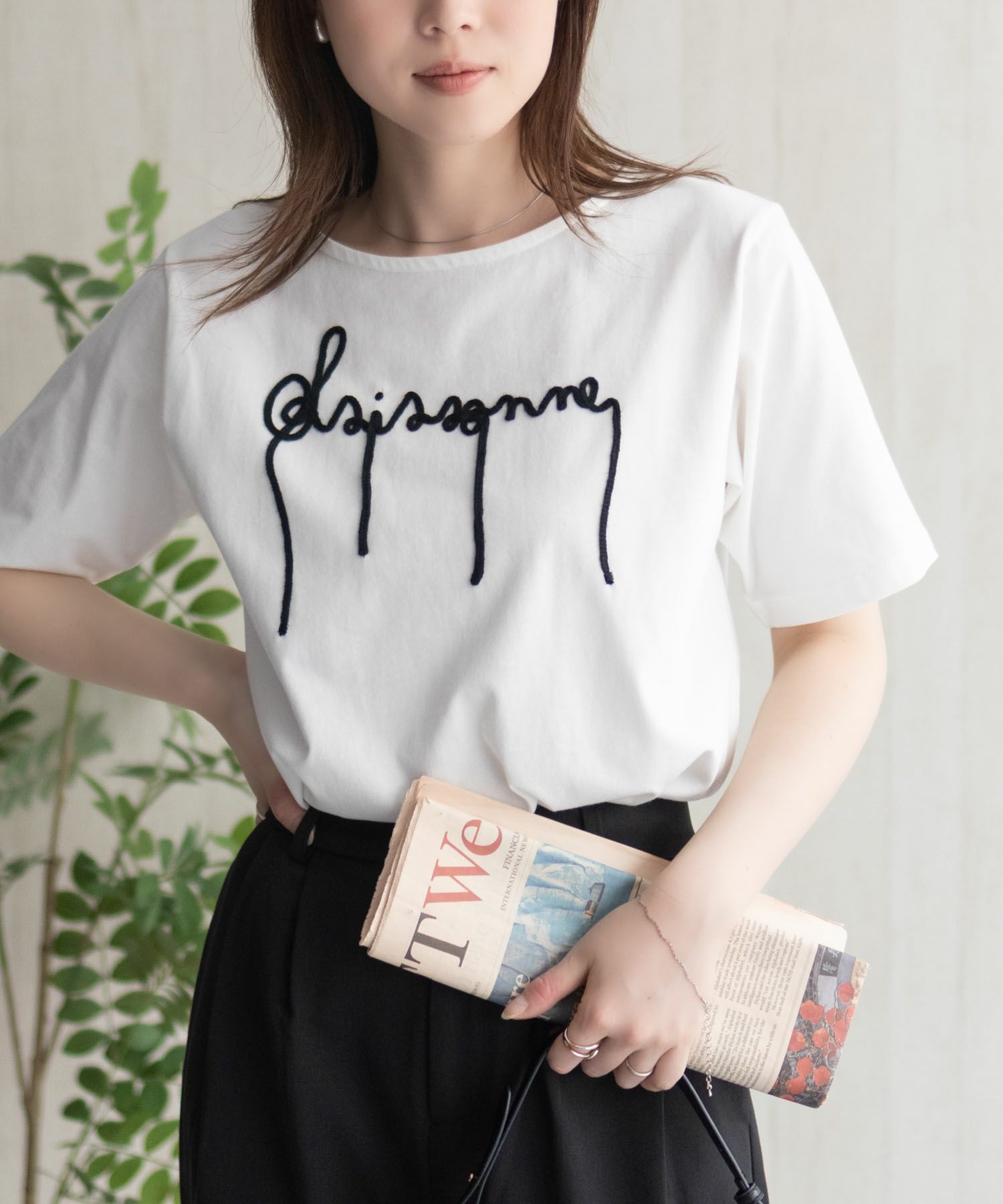 Howdy Marie  コードロゴTシャツ レディース メール便 対応商品商品画像-2