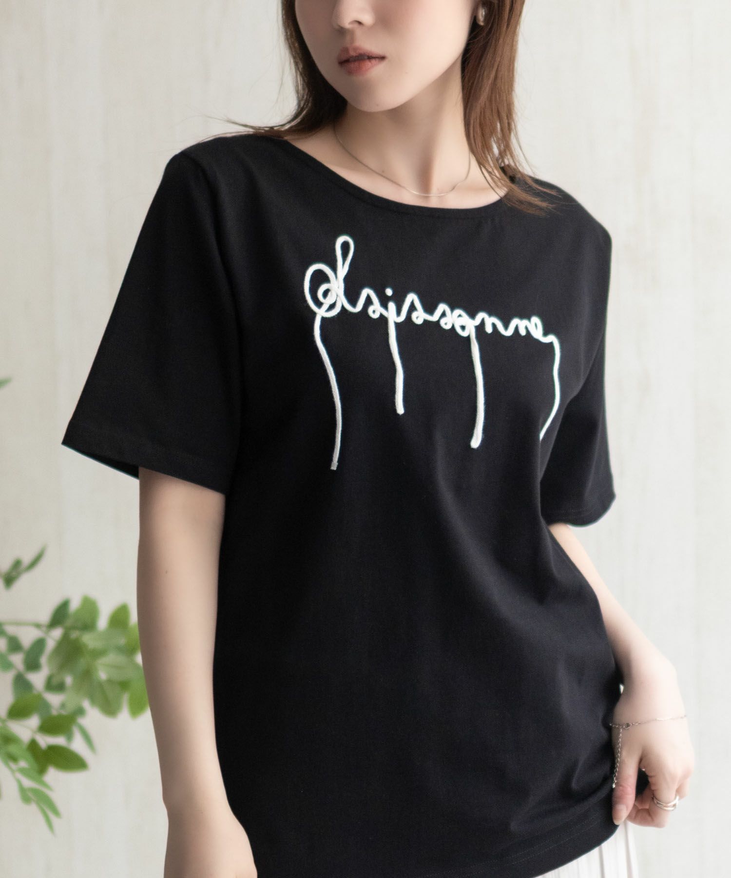 Howdy Marie コードロゴTシャツ レディース メール便 対応商品商品サムネイル-3