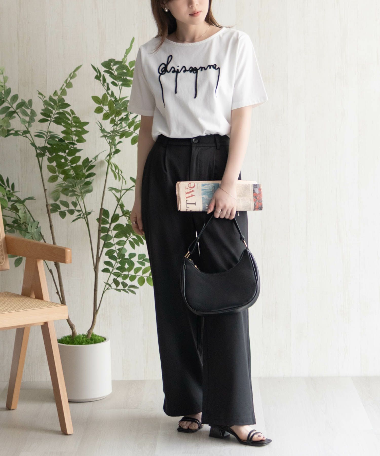 Howdy Marie コードロゴTシャツ レディース メール便 対応商品商品画像-18