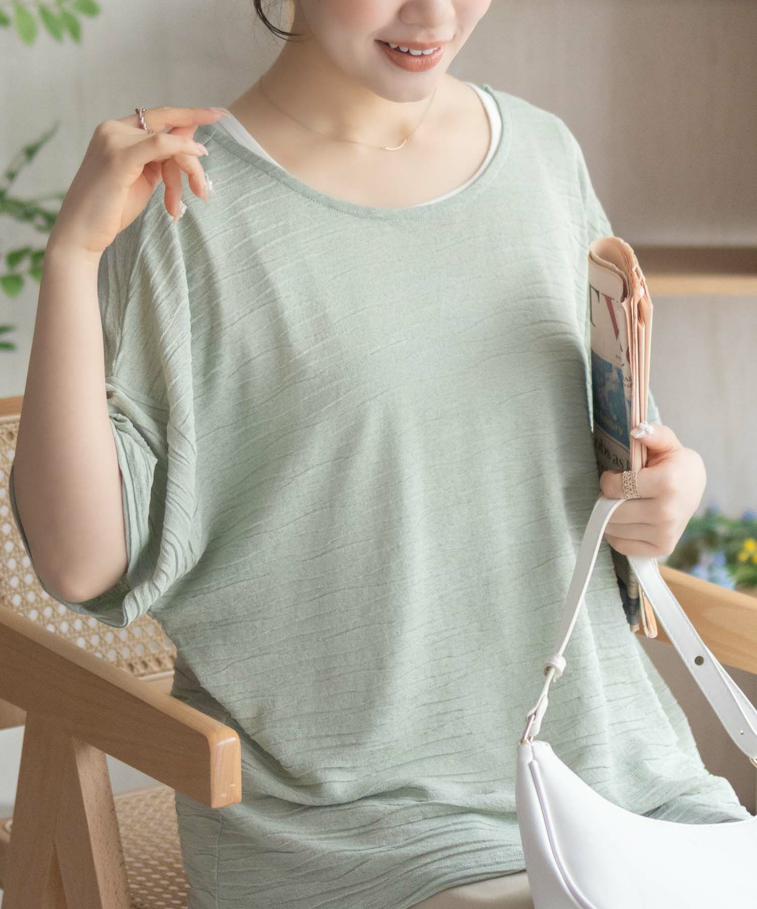 nAvy  シアープルオーバーアンサンブル レディース商品サムネイル-1