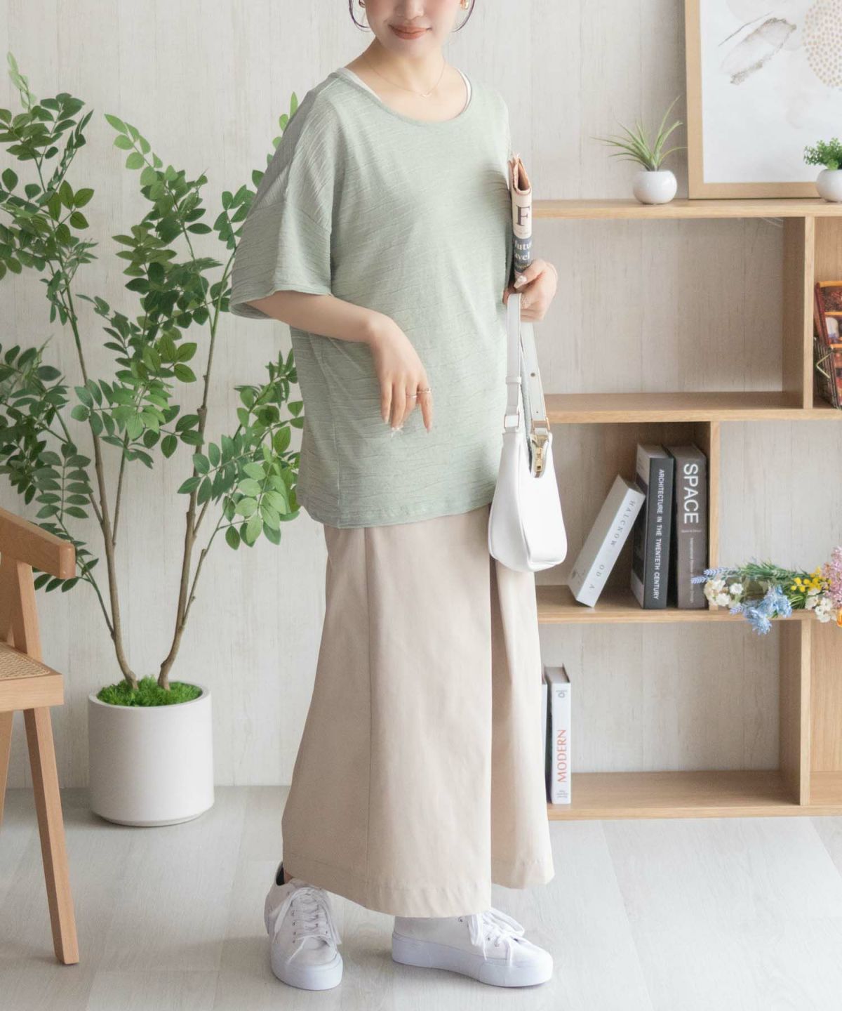 nAvy シアープルオーバーアンサンブル レディース