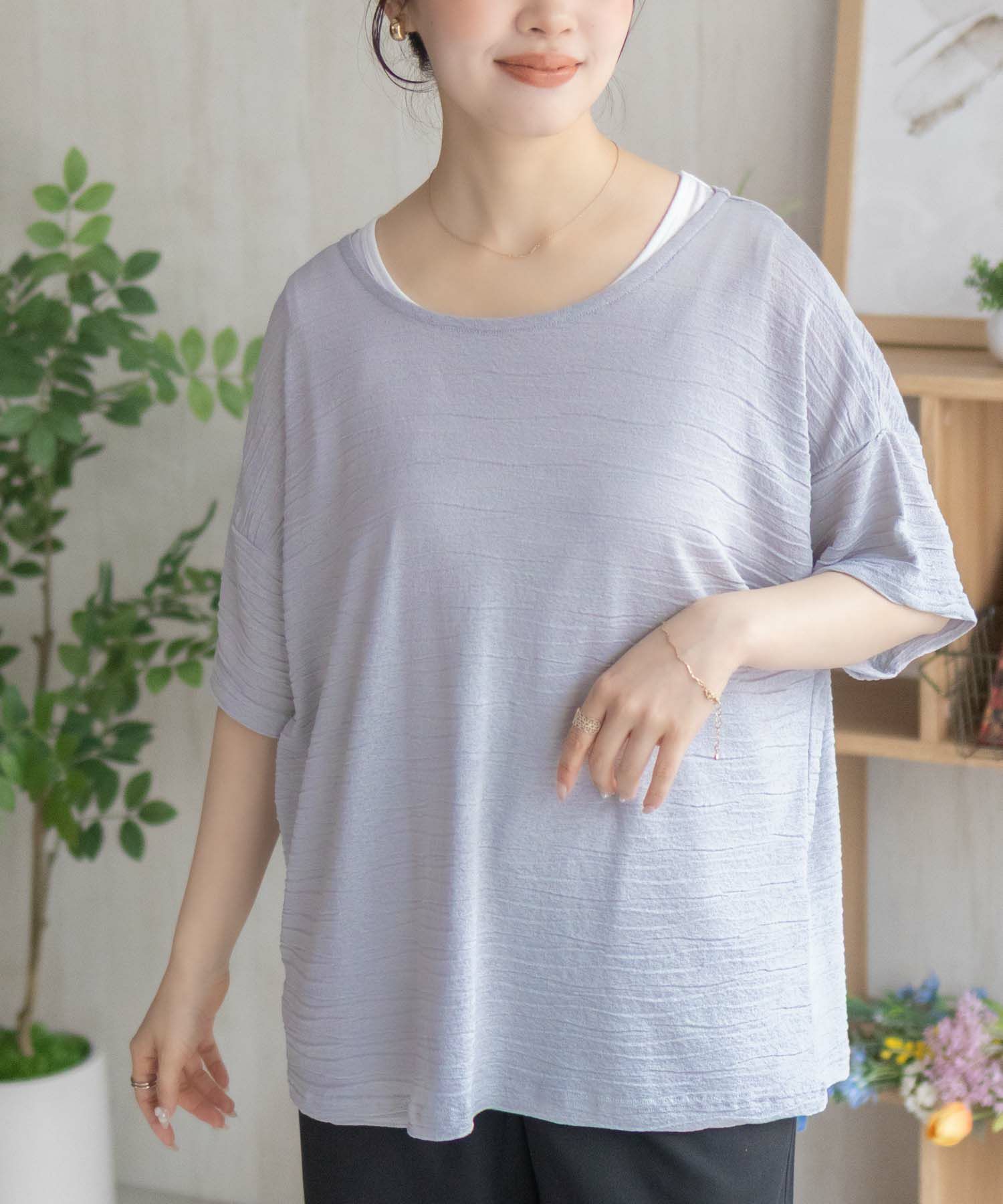 nAvy  シアープルオーバーアンサンブル レディース商品サムネイル-11