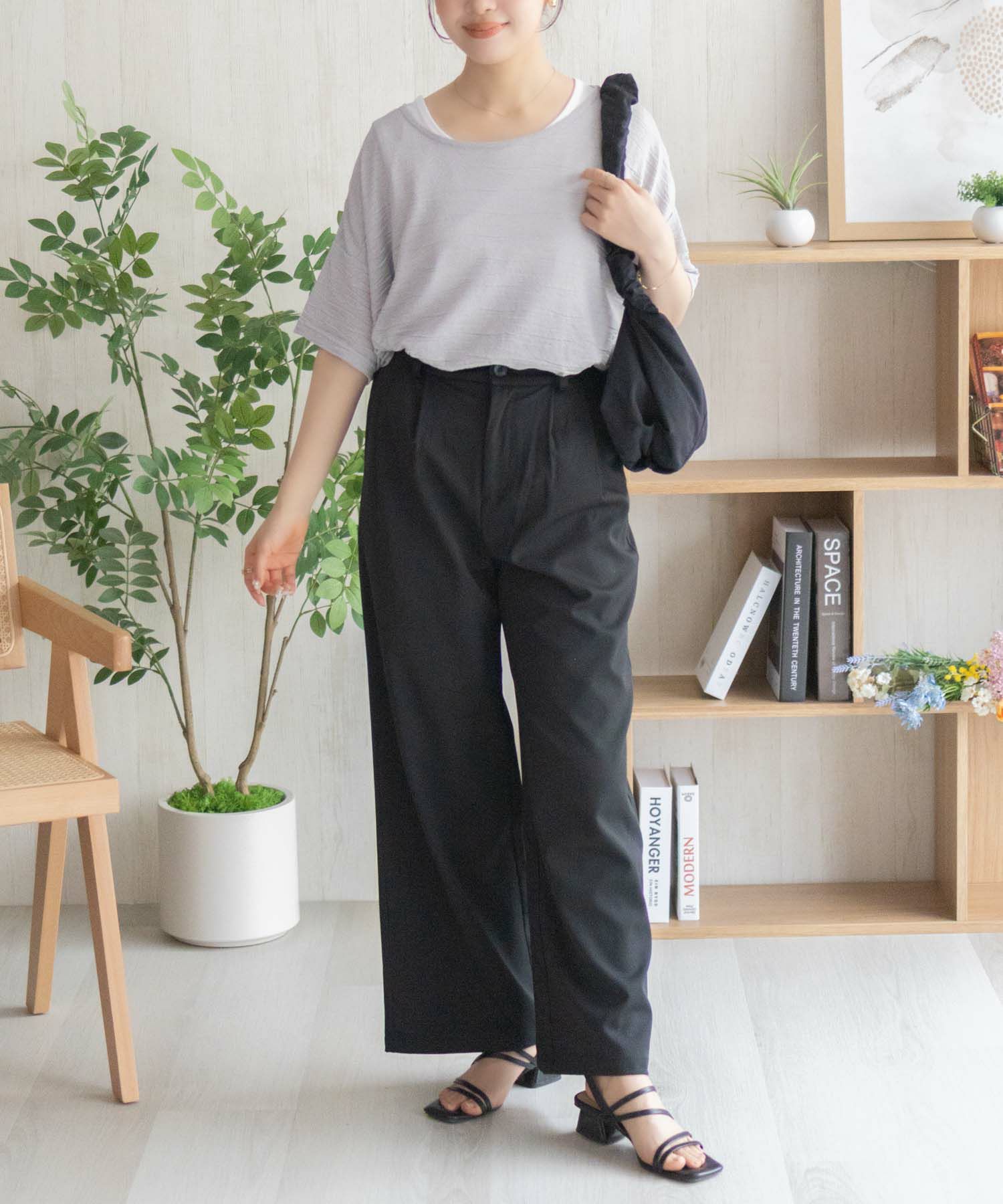 nAvy シアープルオーバーアンサンブル レディース