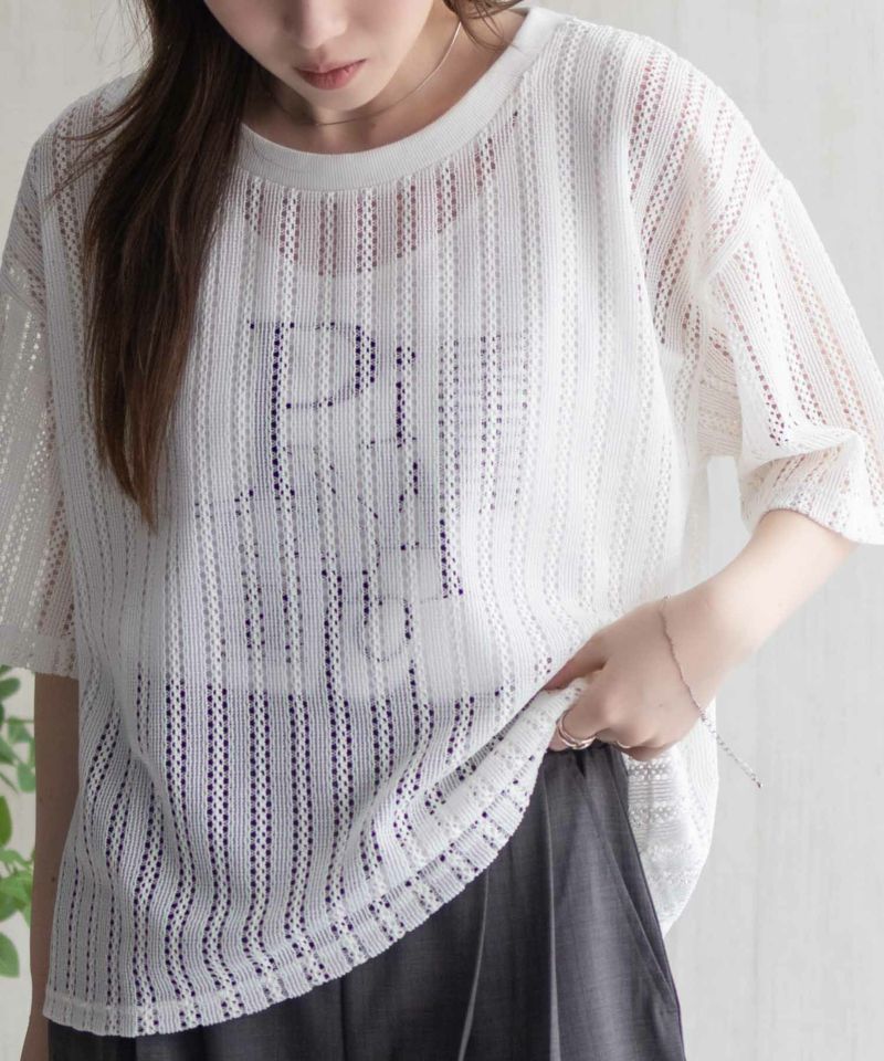 nAvy メッシュレースTシャツ アンサンブル レディース商品画像-8