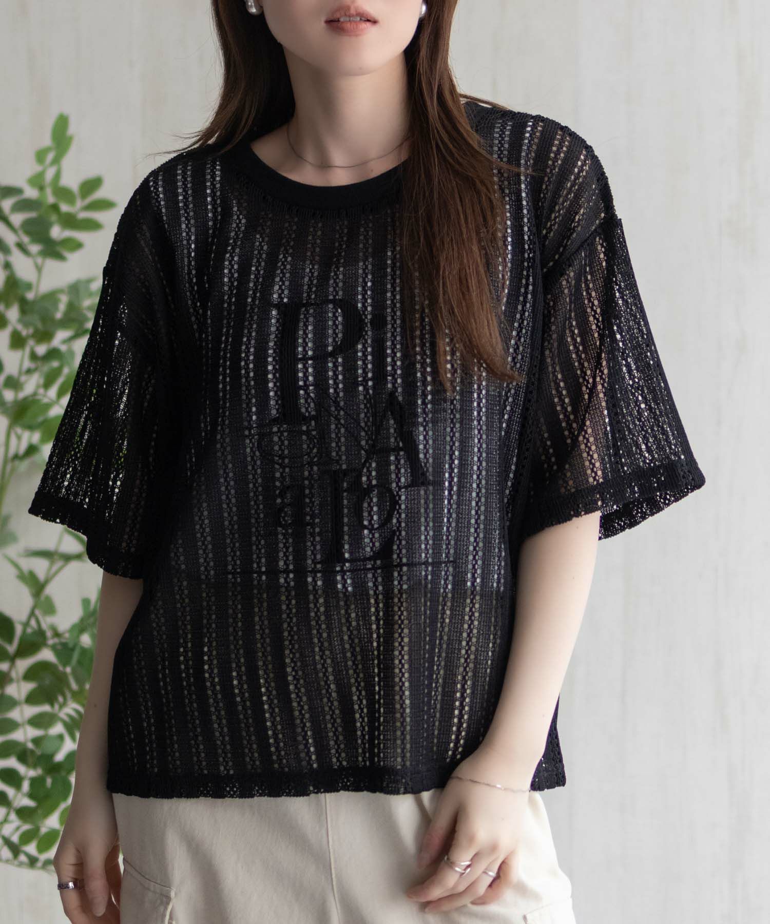 nAvy  メッシュレースTシャツ アンサンブル レディース商品サムネイル-18