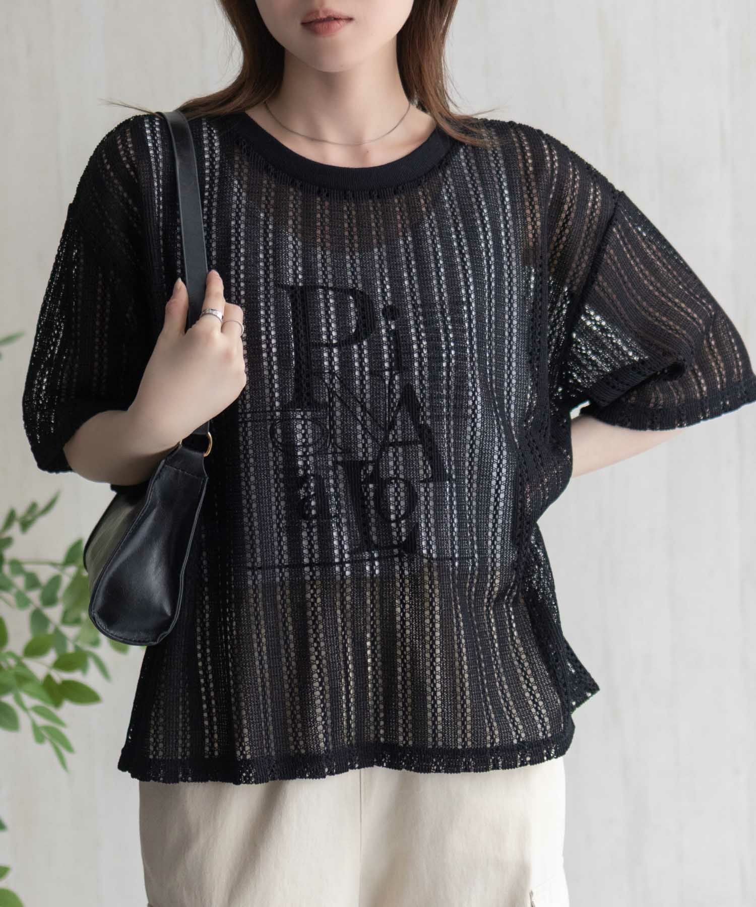 nAvy  メッシュレースTシャツ アンサンブル レディース商品画像-21