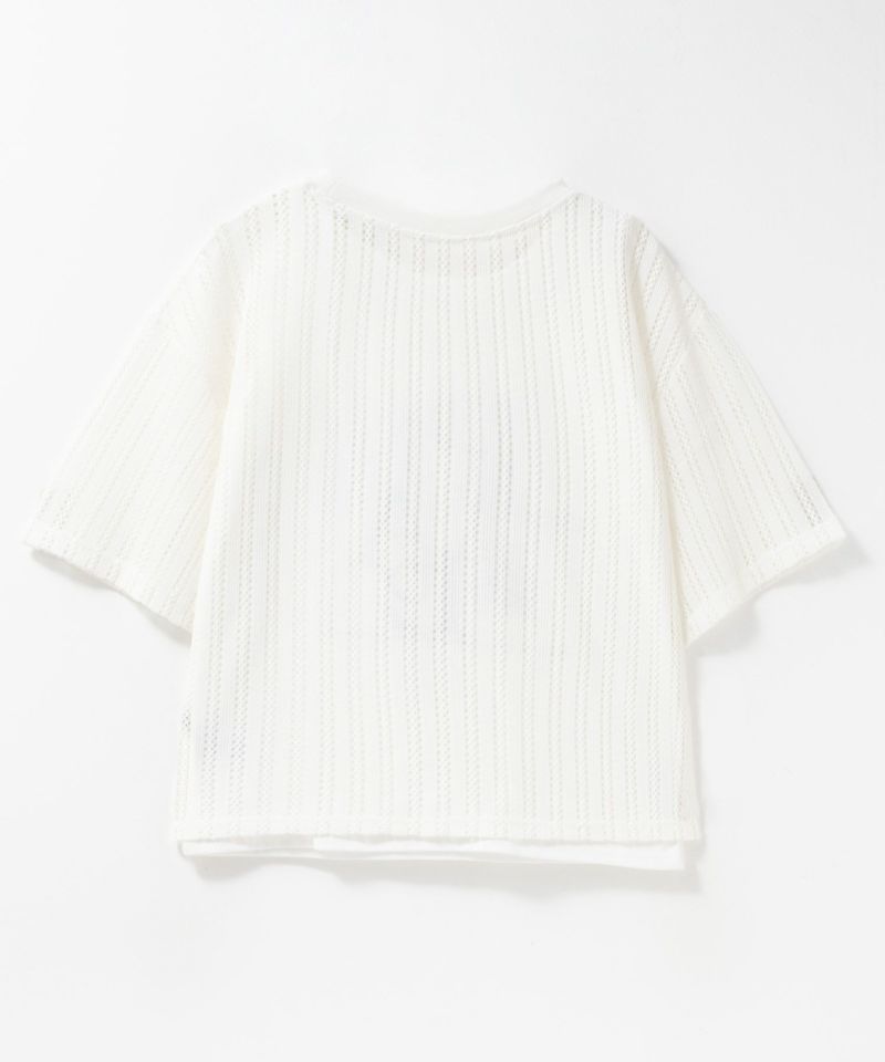 nAvy メッシュレースTシャツ アンサンブル レディース商品画像-25