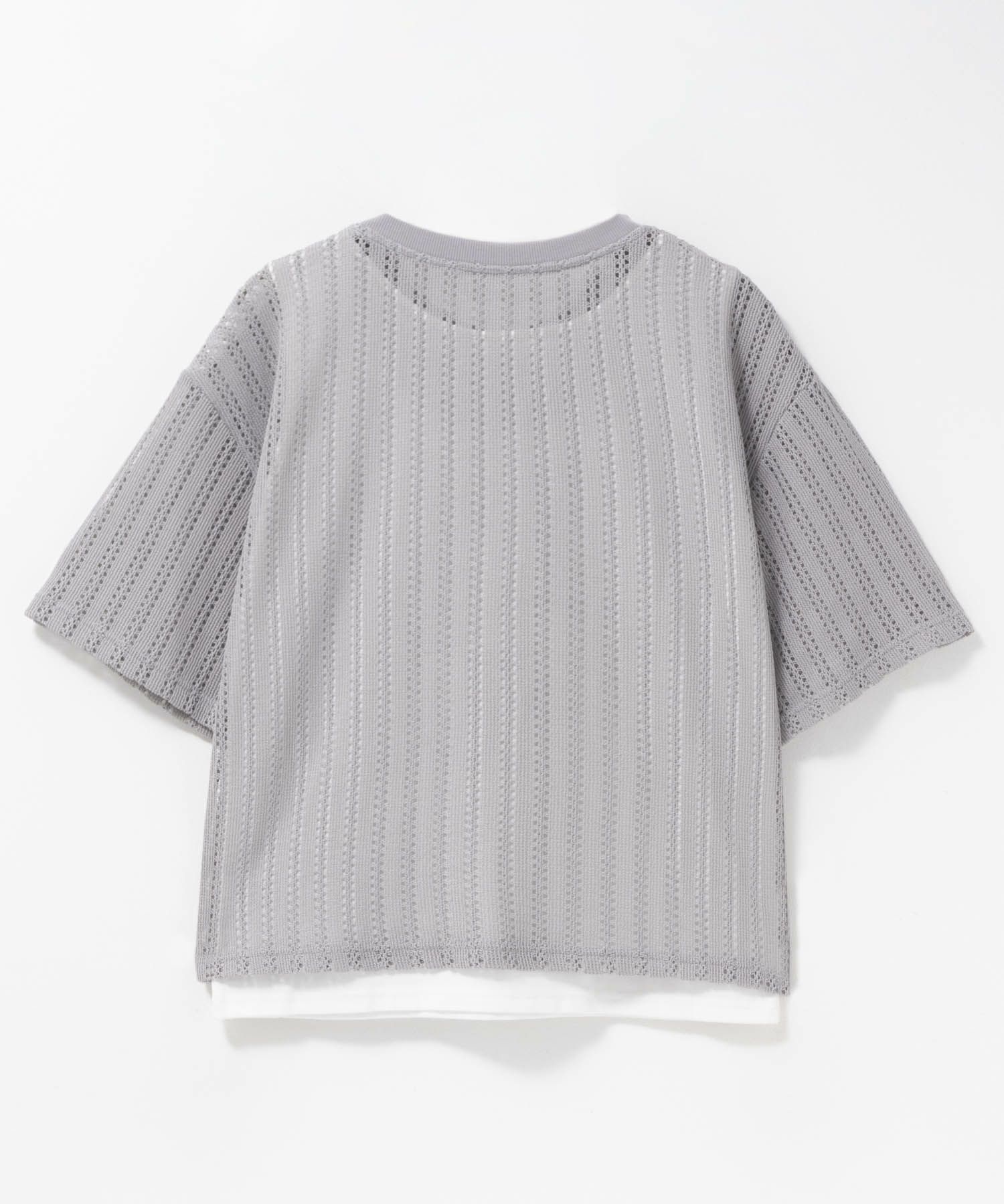 nAvy メッシュレースTシャツ アンサンブル レディース