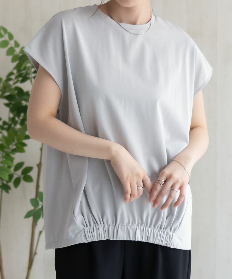 HusHusH  裾ゴムフレンチTシャツ レディース メール便 対応商品商品画像-12