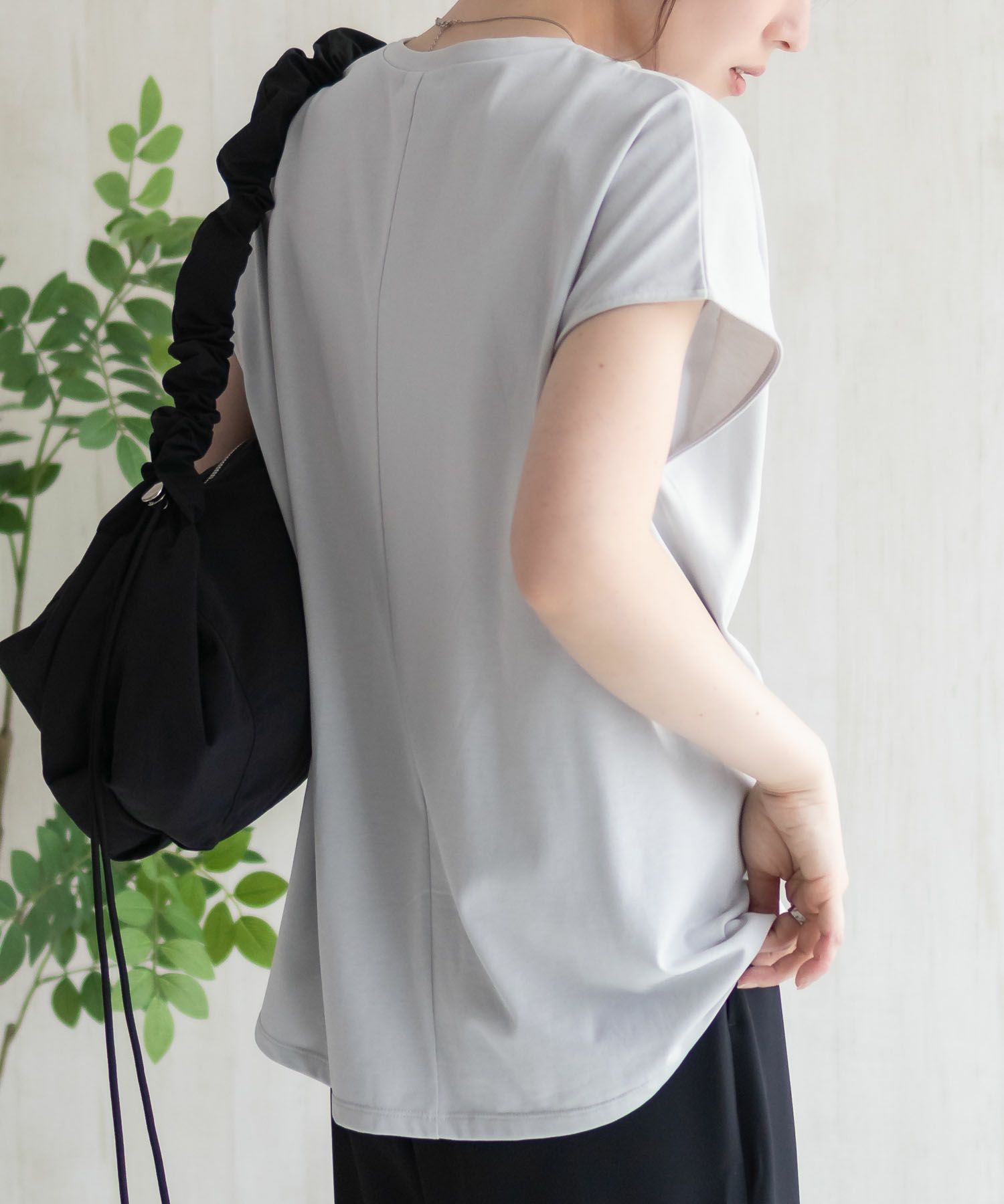 HusHusH  裾ゴムフレンチTシャツ レディース メール便 対応商品商品画像-14