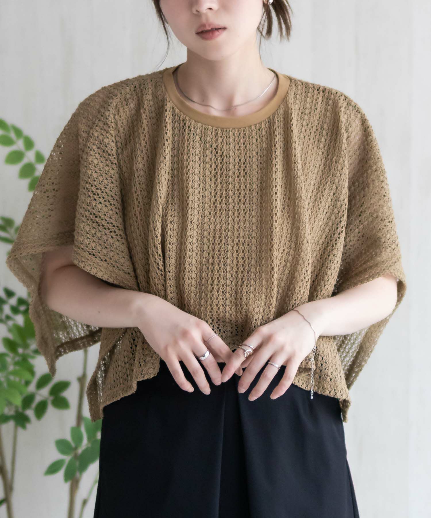 HusHusH  ケープ調Tシャツ レディース メール便 対応商品商品サムネイル-14